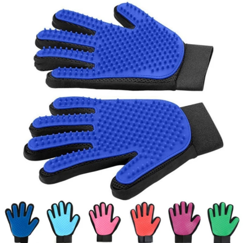 Gentle Pet Grooming Gloves