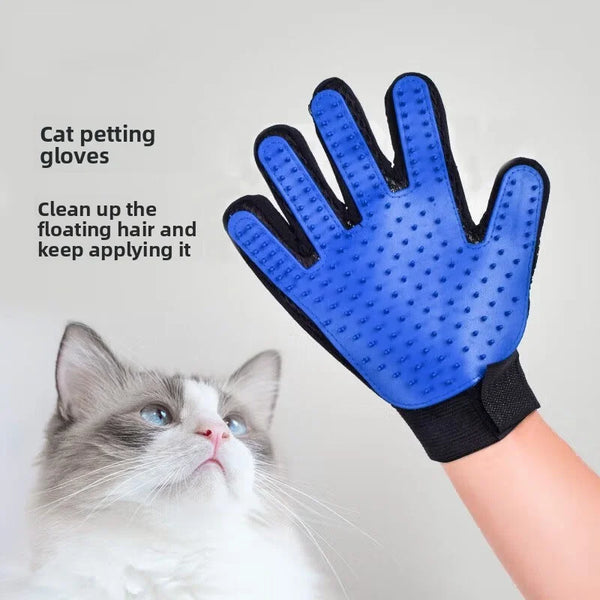 Gentle Pet Grooming Gloves