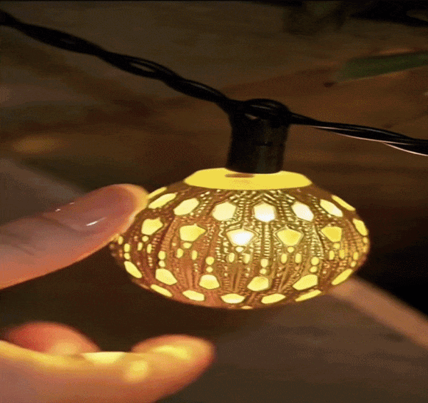 Moroccan Glow Solar String Lights