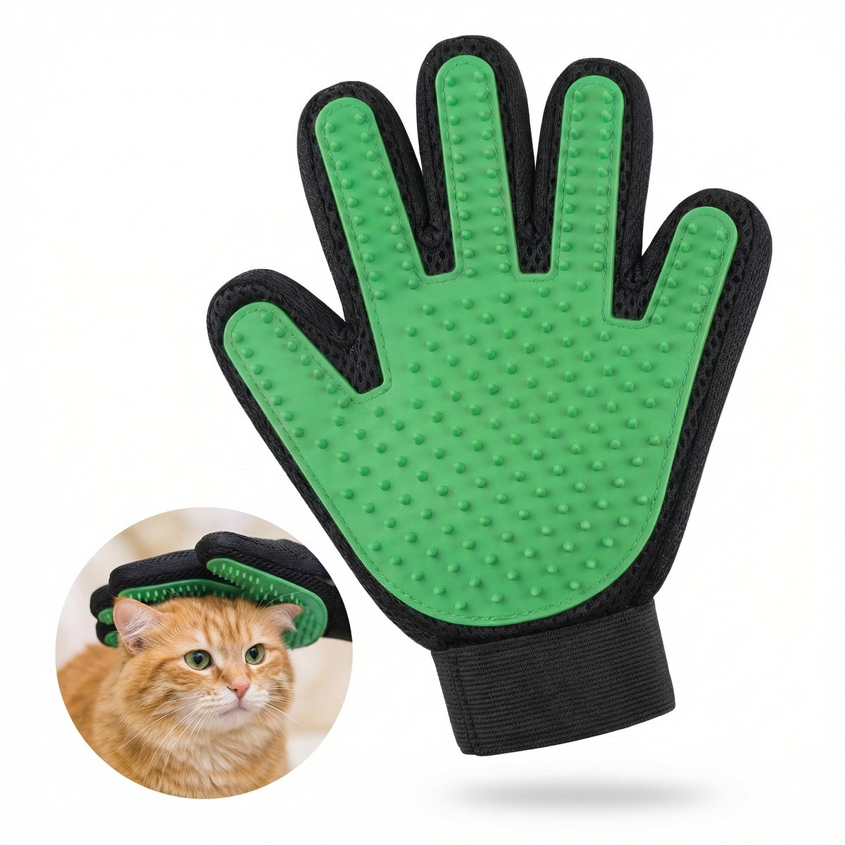 Gentle Pet Grooming Gloves