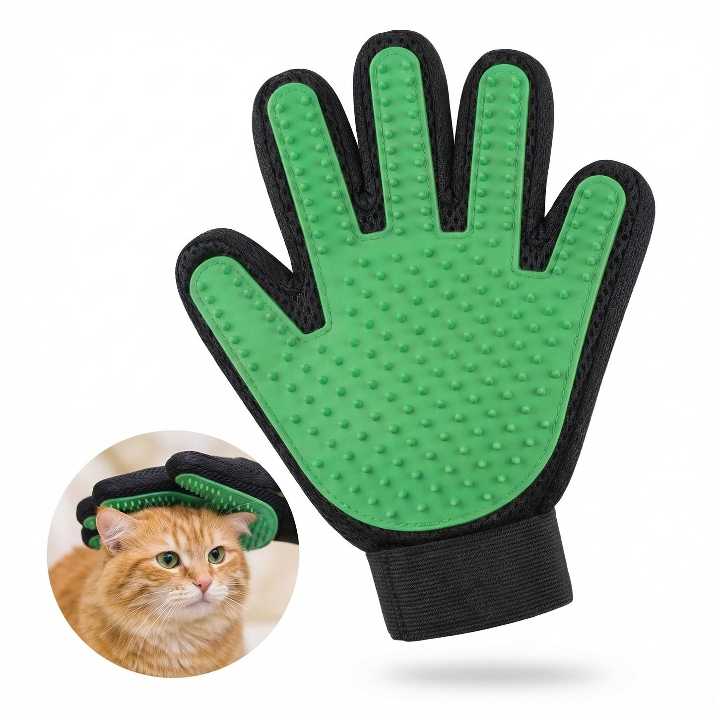 Gentle Pet Grooming Gloves