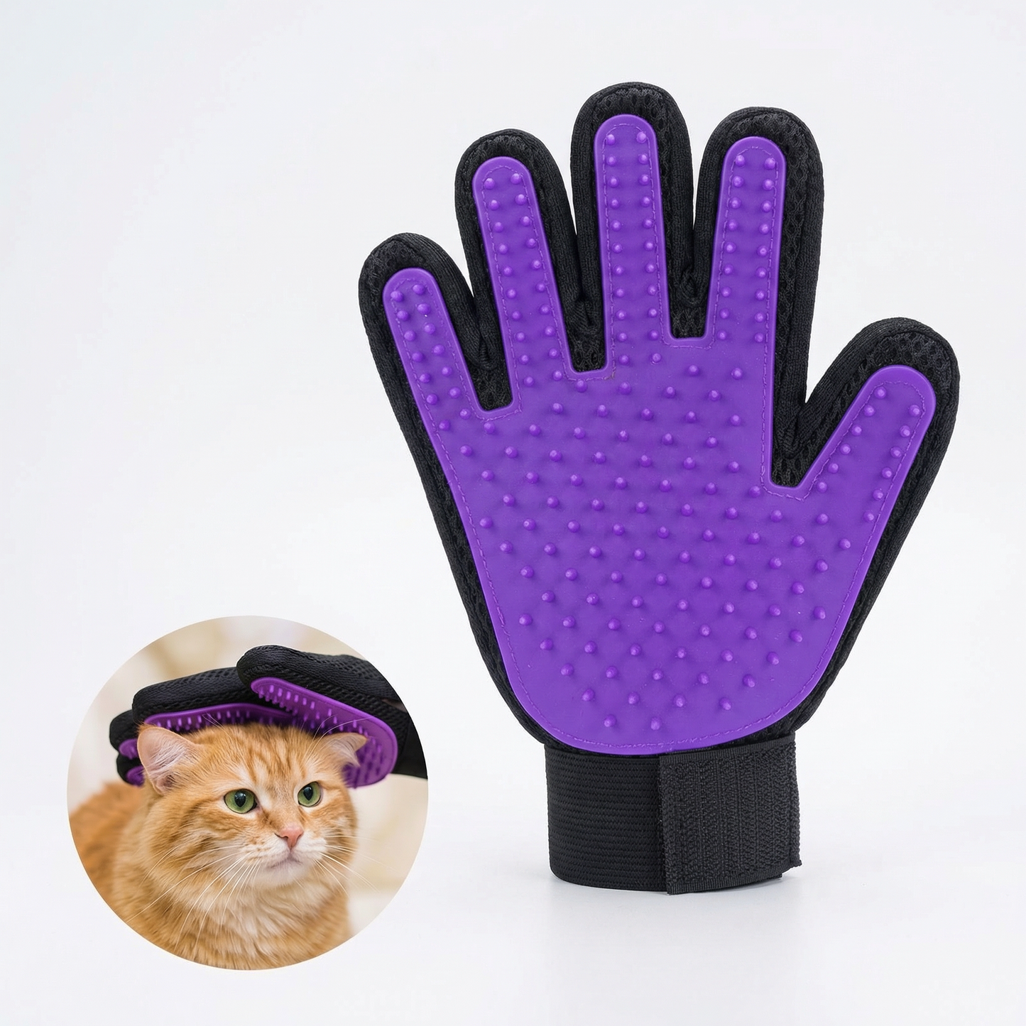 Gentle Pet Grooming Gloves