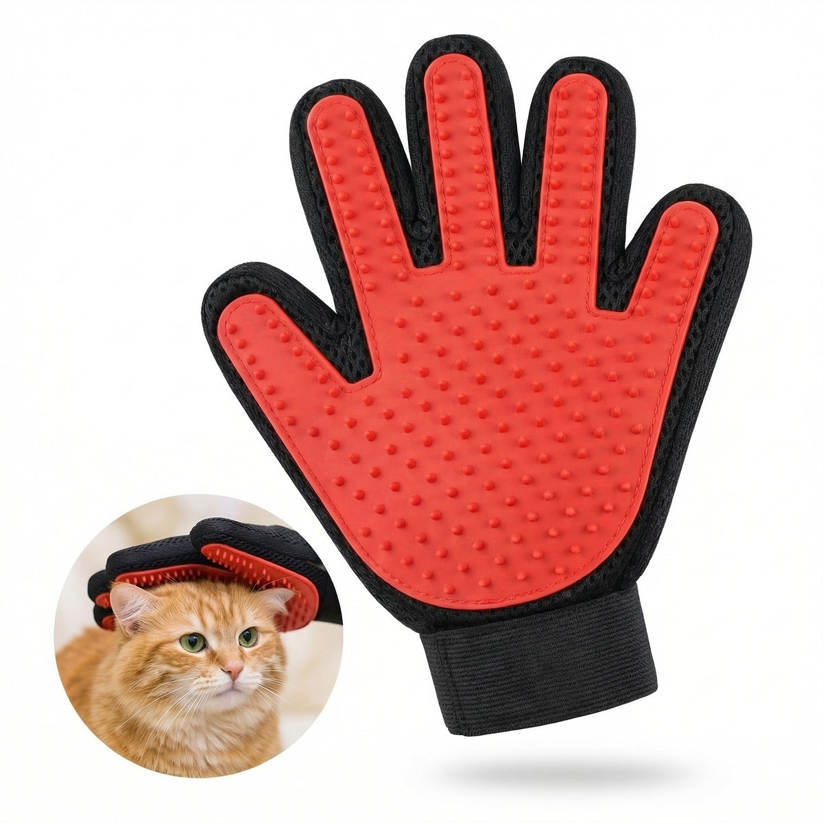 Gentle Pet Grooming Gloves