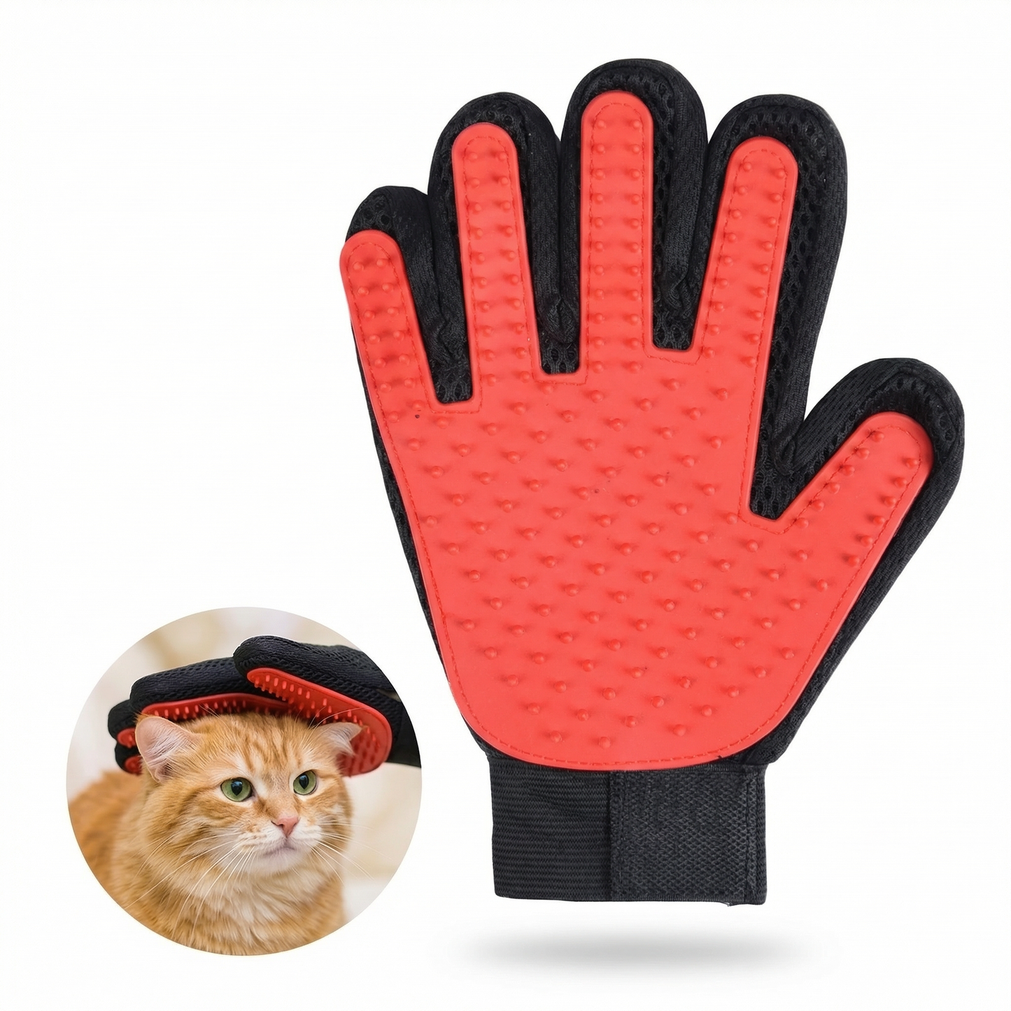Gentle Pet Grooming Gloves