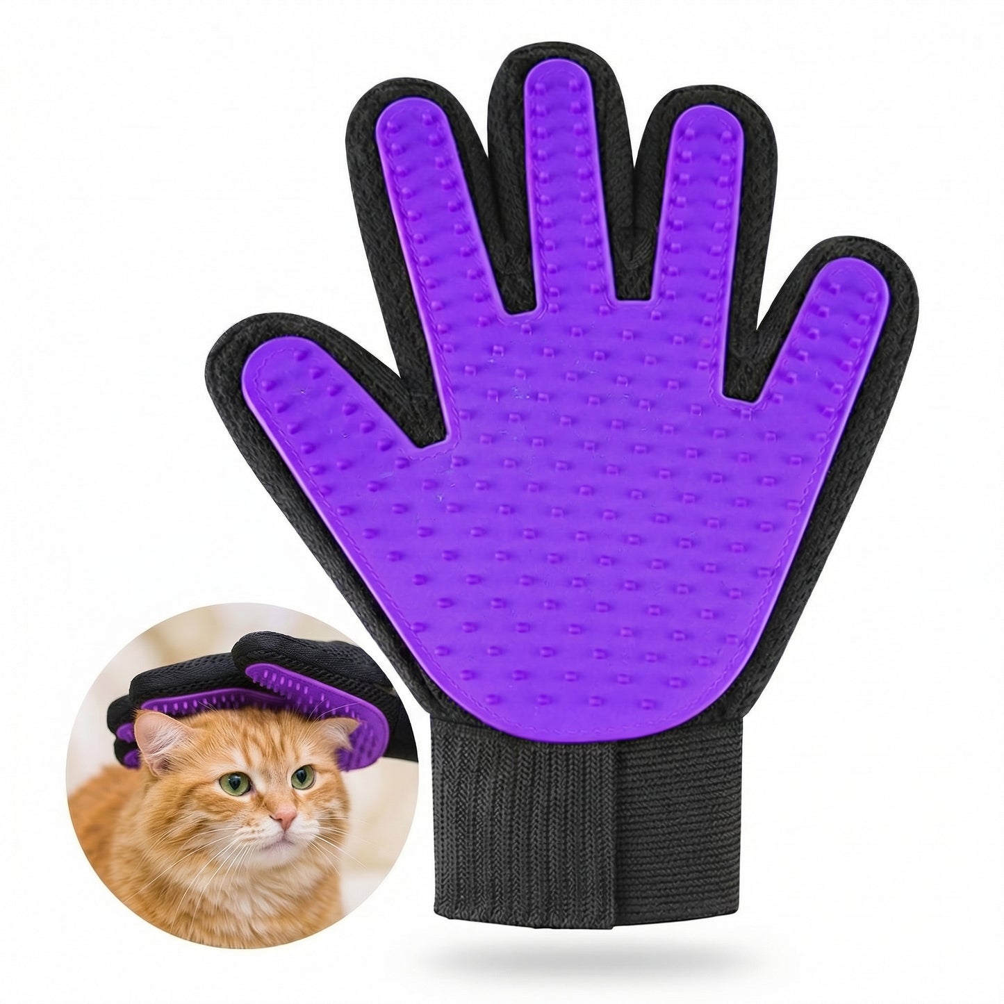 Gentle Pet Grooming Gloves